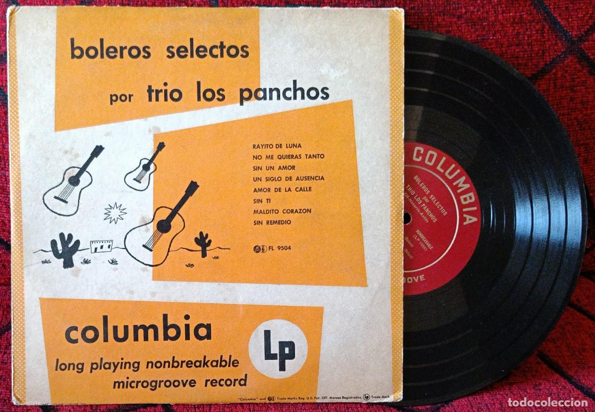 Discos de vinilo: TRIO LOS PANCHOS ** Boleros Selectos ** VINILO LP 10&rdquo; ORIGINAL USA