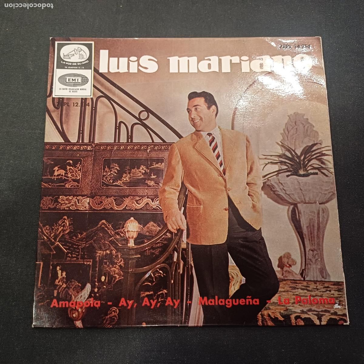 Discos de vinilo: LUIS MARIANO/AMAPOLA/SINGLE.