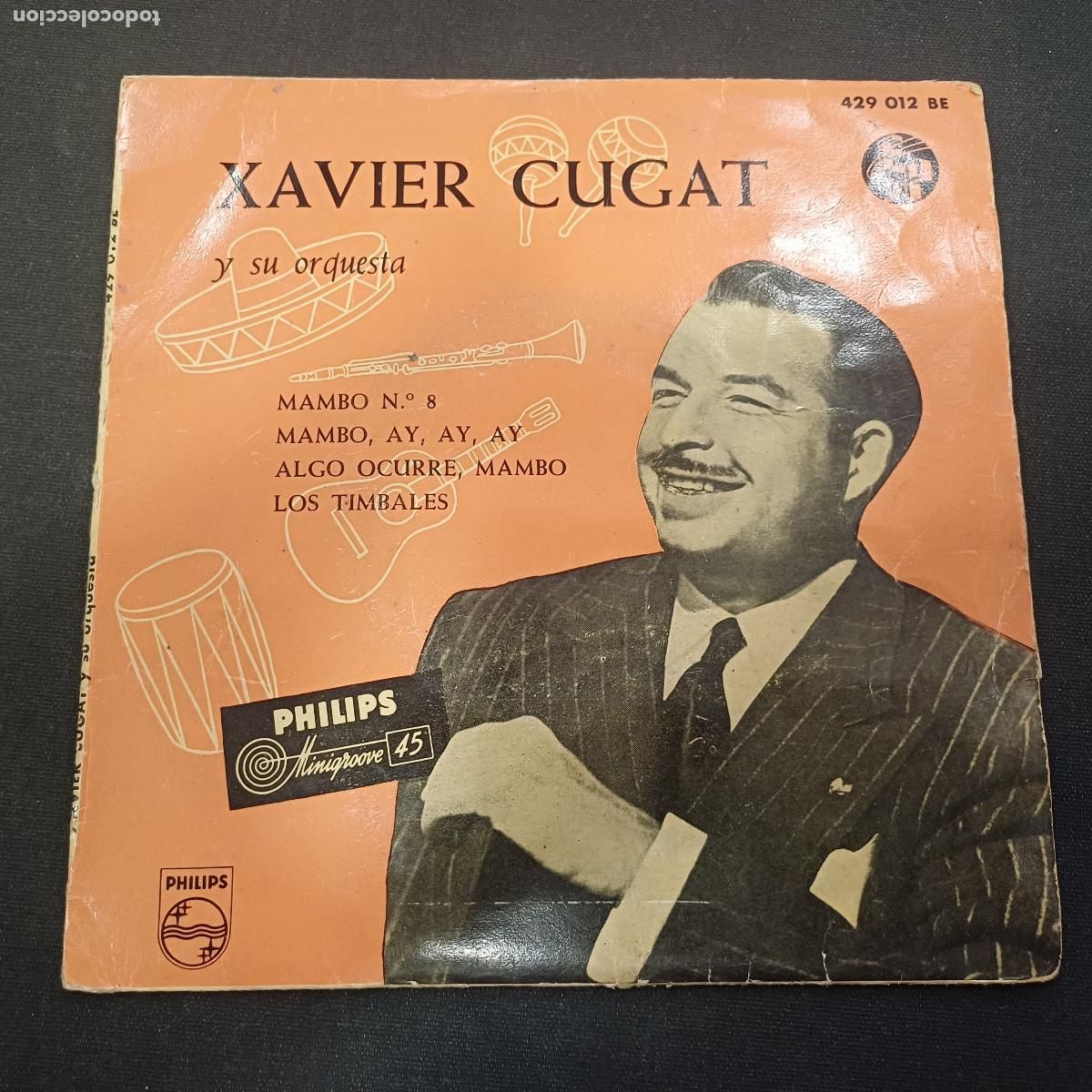 Discos de vinilo: XAVIER CUGAT Y SU ORQUESTA/MAMBO/SINGLE. - Foto 1