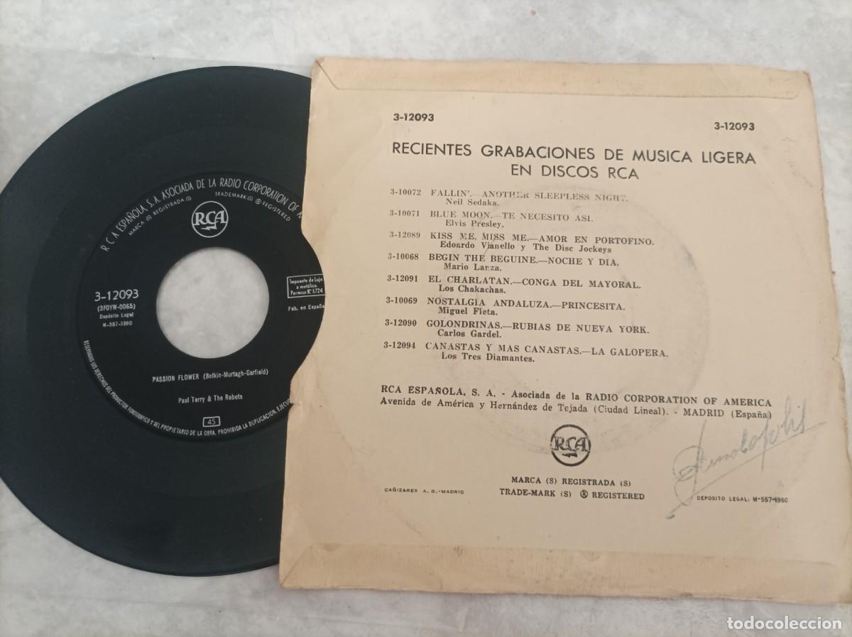 Discos de vinilo: Paul Terry y The Robots single raro - Foto 2