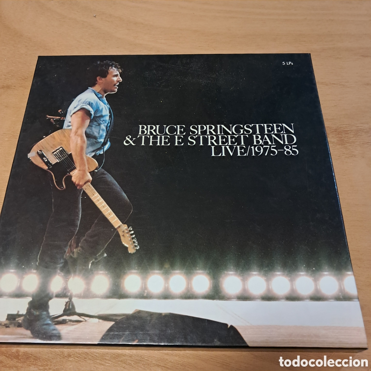 Discos de vinilo: Bruce Springsteen, The estreet band live 1975-1985, 5 L+libreto