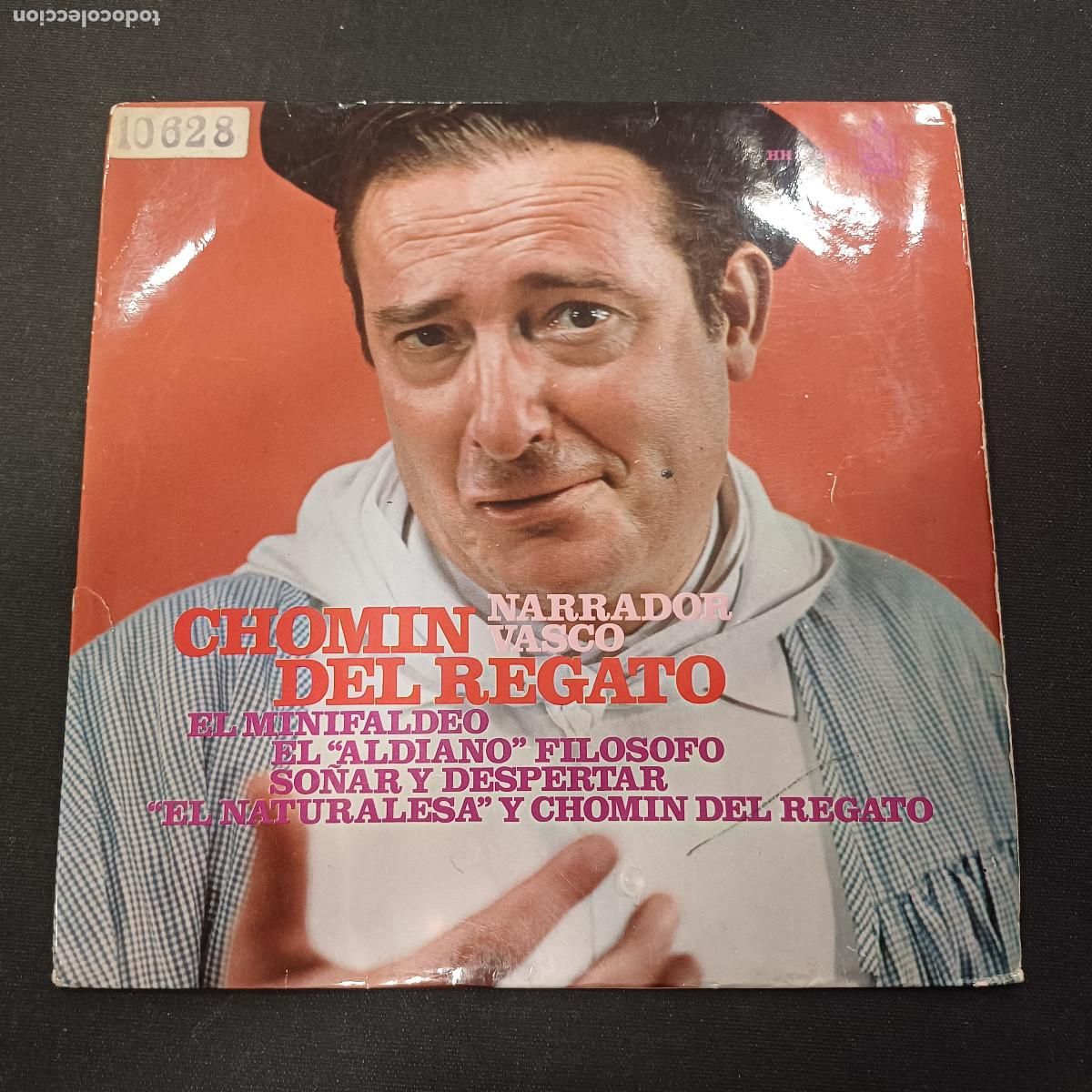 Discos de vinilo: CHOMIN DEL REGATO/NARRADOR VASCO/SINGLE. - Foto 1