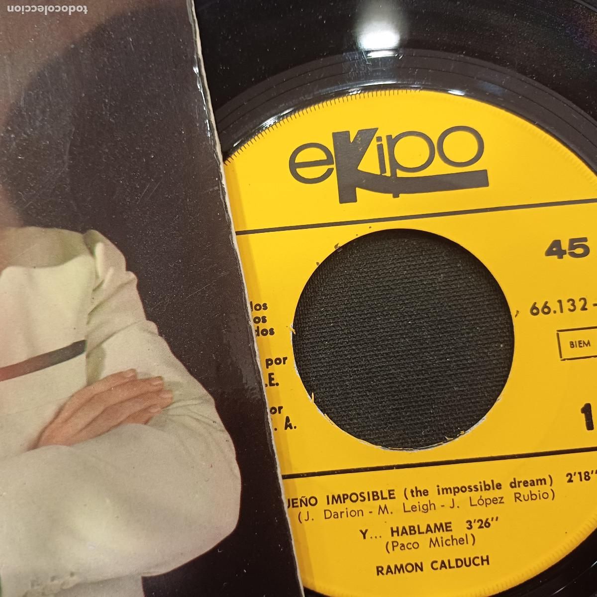 Discos de vinilo: RAMON CALDUCH/UN SUE&Ntilde;O IMPOSIBLE/SINGLE. - Foto 2