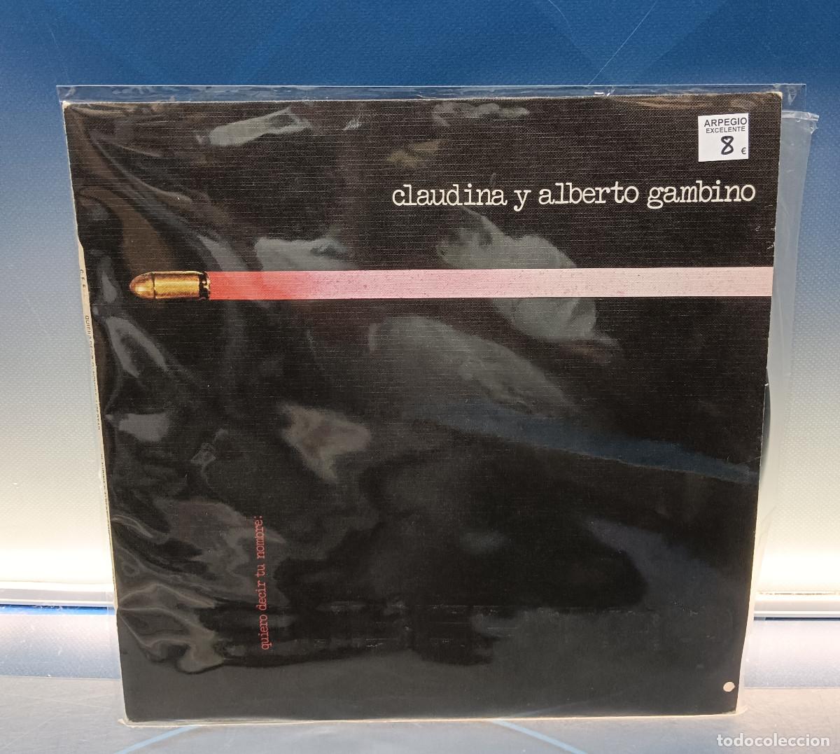 Discos de vinilo: Lp Claudina y Alberto Gambino &ndash; Quiero Decir Tu Nombre, Libertad.