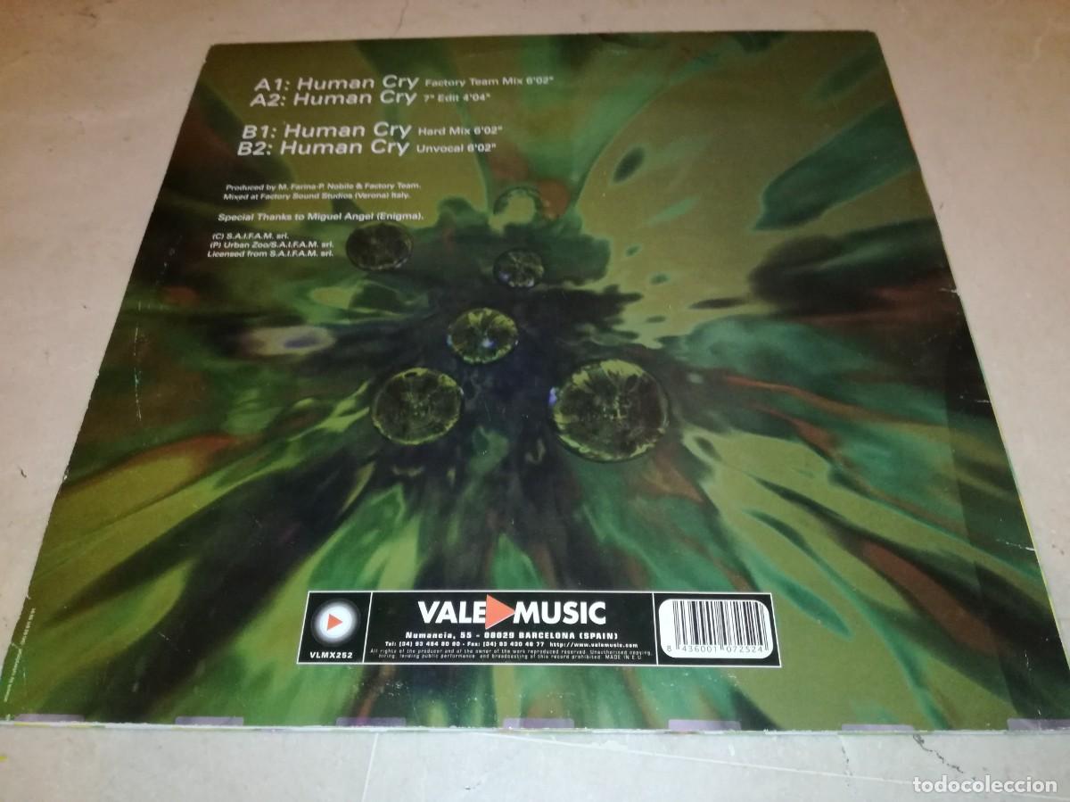 Discos de vinilo: INTERAFACE-HUMAN CRY-ORIGINAL ESPA&Ntilde;OL 1999 - Foto 2