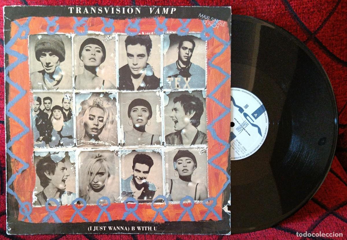 Discos de vinilo: TRANSVISION VAMP ** (I Just Wanna) B With U ** MAXI SINGLE VINILO 1991