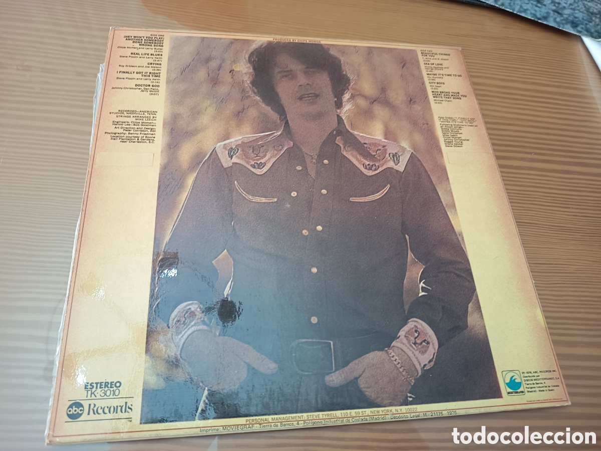 Discos de vinilo: Disco vinilo LP de B. J. Thomas &rdquo; J. B. Thomas &rdquo; - Foto 2