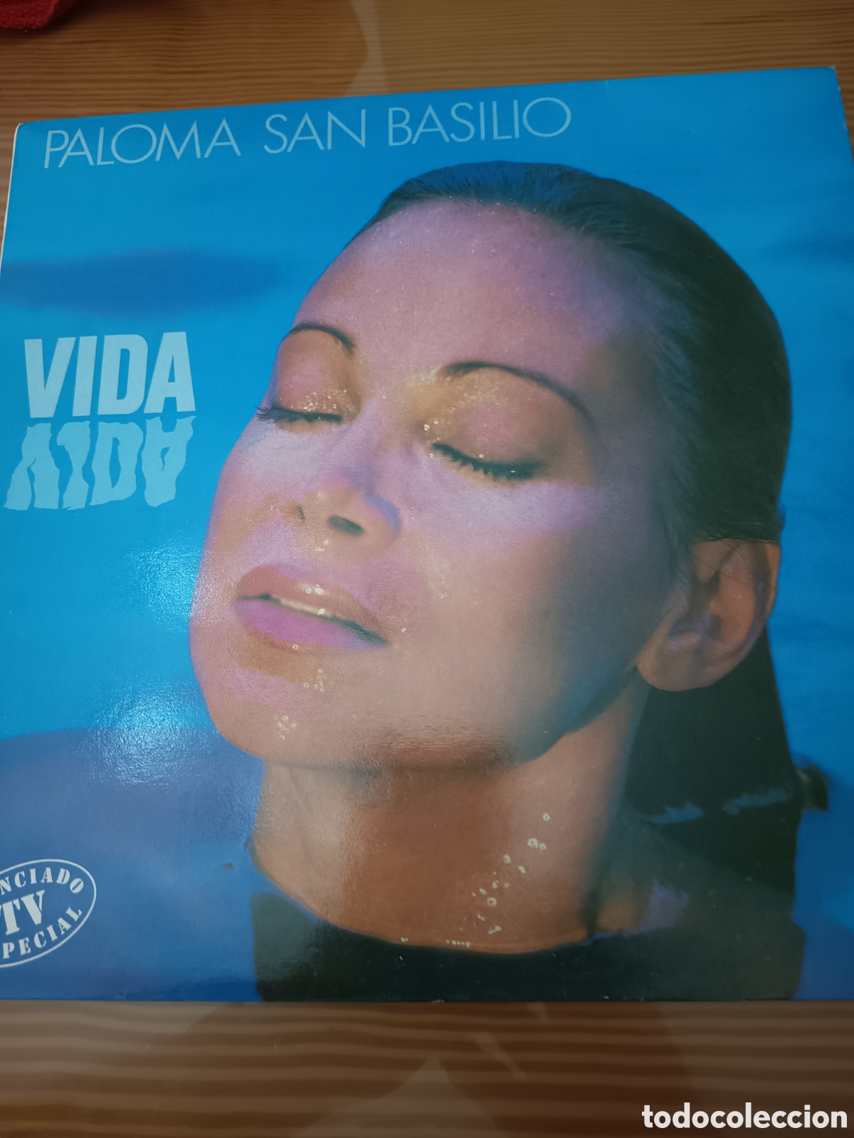 Discos de vinilo: Disco vinilo LP de Paloma San Basilio &rdquo; Vida &rdquo; primera edici&oacute;n espa&ntilde;ola, absolutamente como nuevo