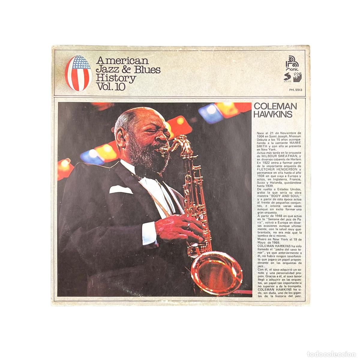 Discos de vinilo: LP. Coleman Hawkins. Coleman Hawkins (VG/G)