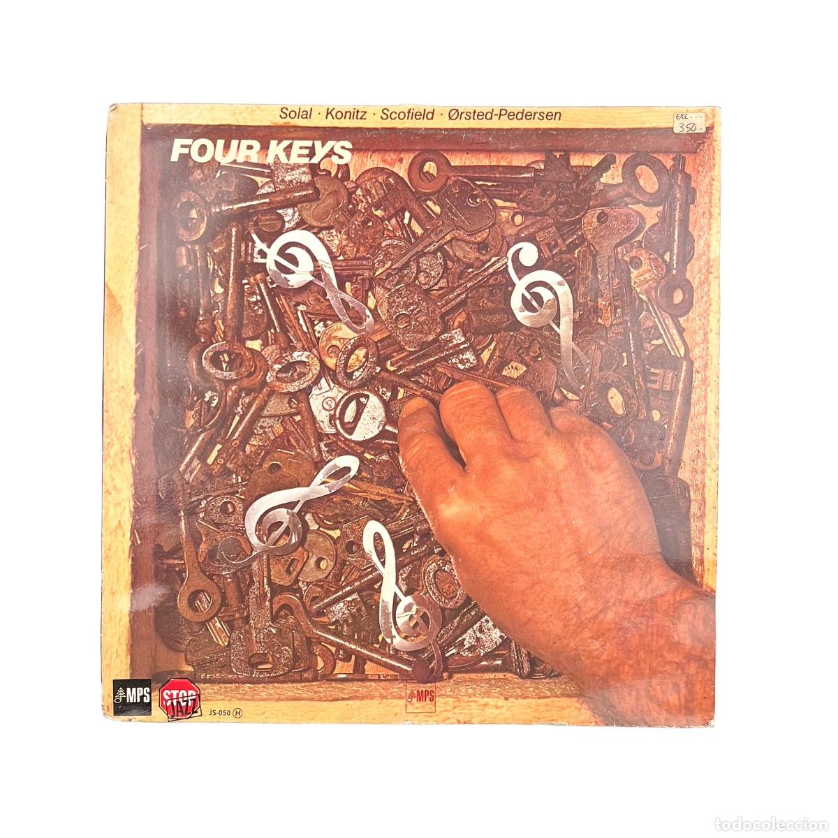 Discos de vinilo: LP. Solal, Konitz, Scofield, &Oslash;rsted Pedersen. Four Keys (VG/VG)