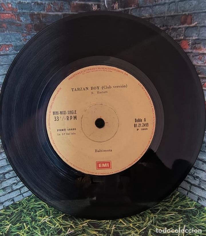 Discos de vinilo: Baltimora &rdquo;Tarzan Boy&rdquo; Mini Maxi Single edicion peruana