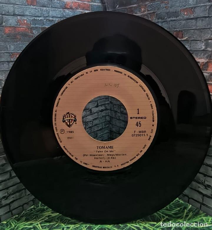 Discos de vinilo: A-HA &rdquo;Take on Me&rdquo; single edicion peruana.
