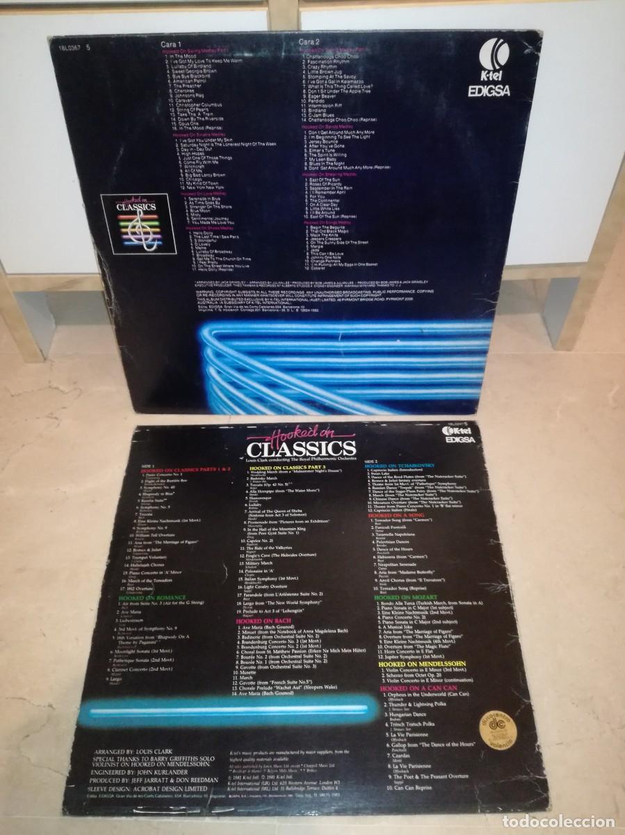 Discos de vinilo: 2 LPs DE HOOKED ON SWING / HOOKED ON CLASSICS - Foto 2