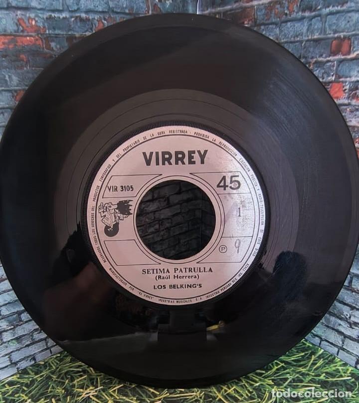 Discos de vinilo: Los Belking&acute;s &rdquo;Setima Patrulla&rdquo; Single edicion peruana