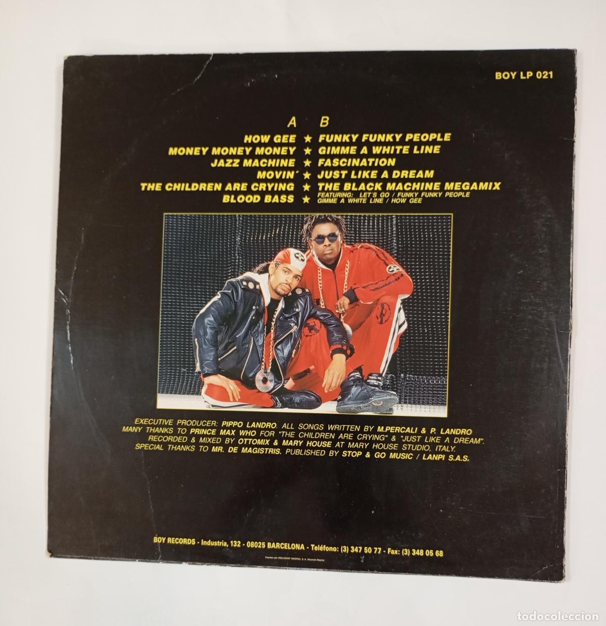 Discos de vinilo: BLACK MACHINE. THE ALBUM. MAXI-SINGLE. TDKDA49 - Foto 2