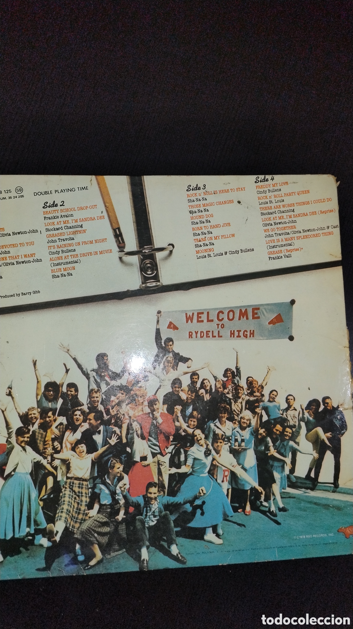 Discos de vinilo: Grease doble LP RSO Espa&ntilde;a - Foto 2