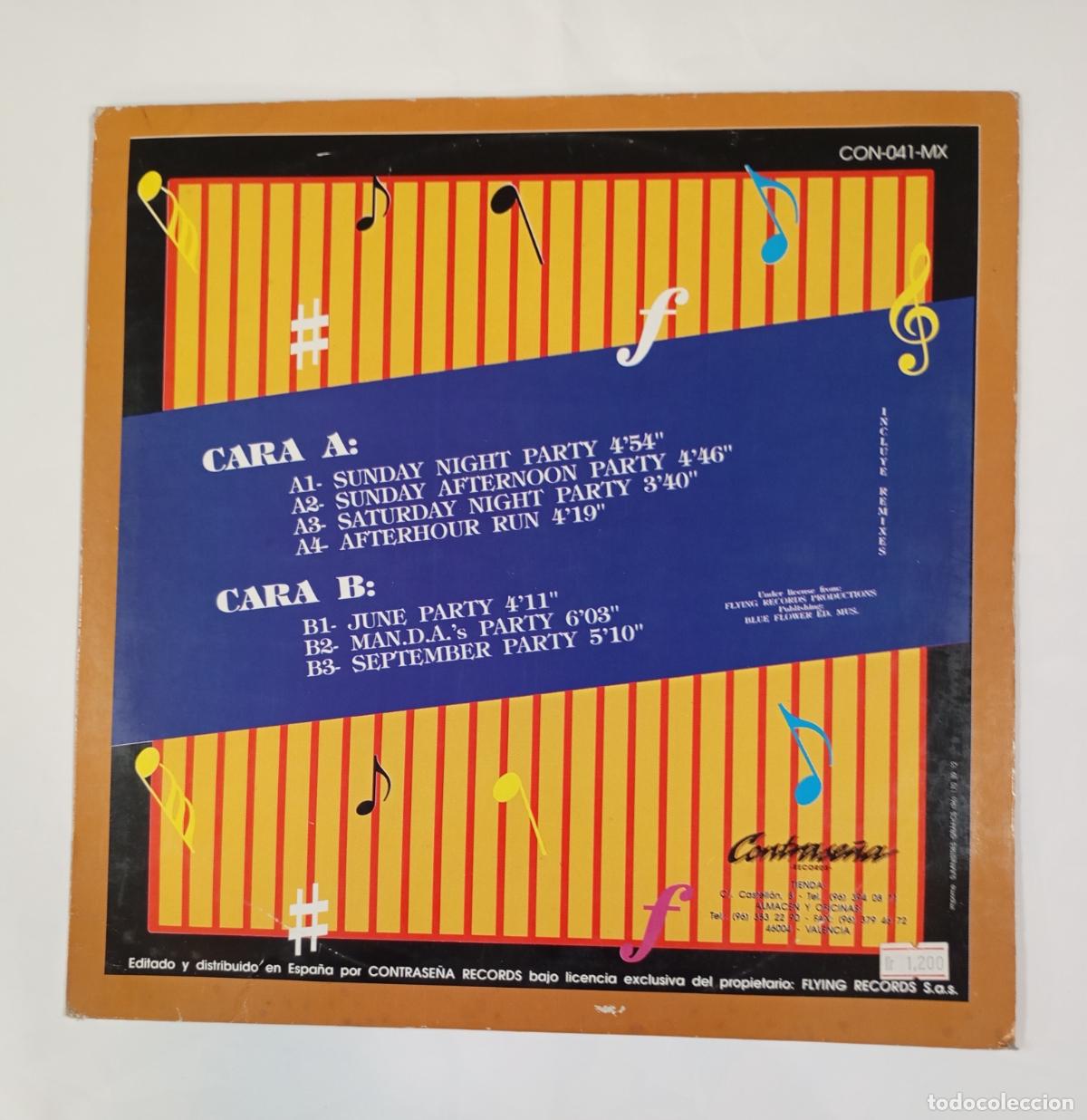 Discos de vinilo: ALEX. PARTY. MAXI-SINGLE. TDKDA49 - Foto 2