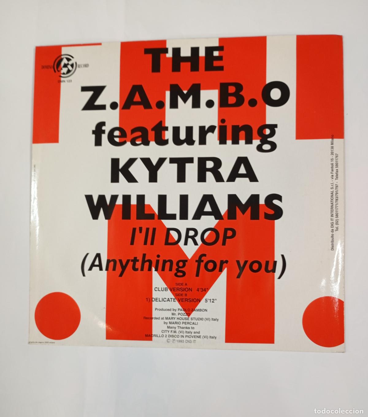 Discos de vinilo: Z.a.m.b.o. Kytra Williams. MAXI-SINGLE. TDKDA48 - Foto 2