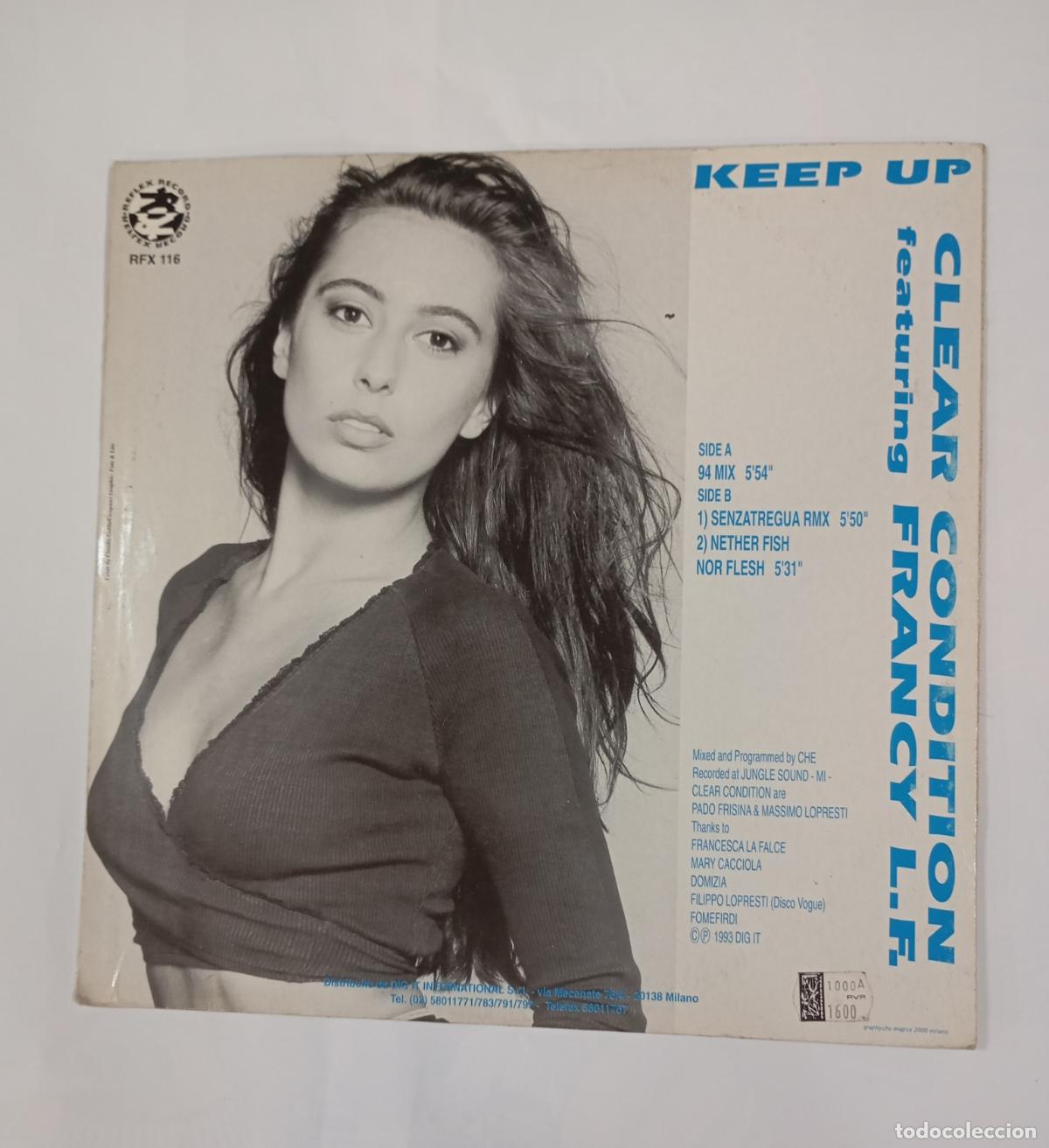 Discos de vinilo: KEEP UP - CLEAR CONDITION - DIG IT INTERNATIONAL. MAXI-SINGLE. TDKDA48 - Foto 2