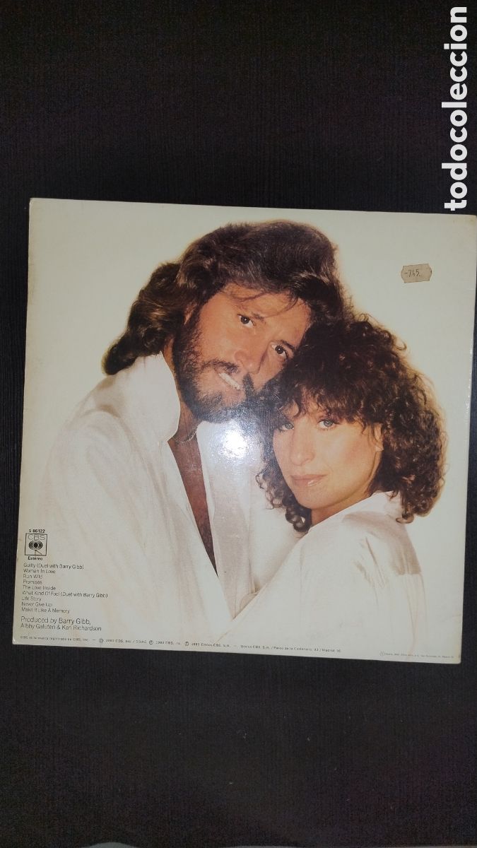 Discos de vinilo: B&aacute;rbara Streisand Guilty lp - Foto 2