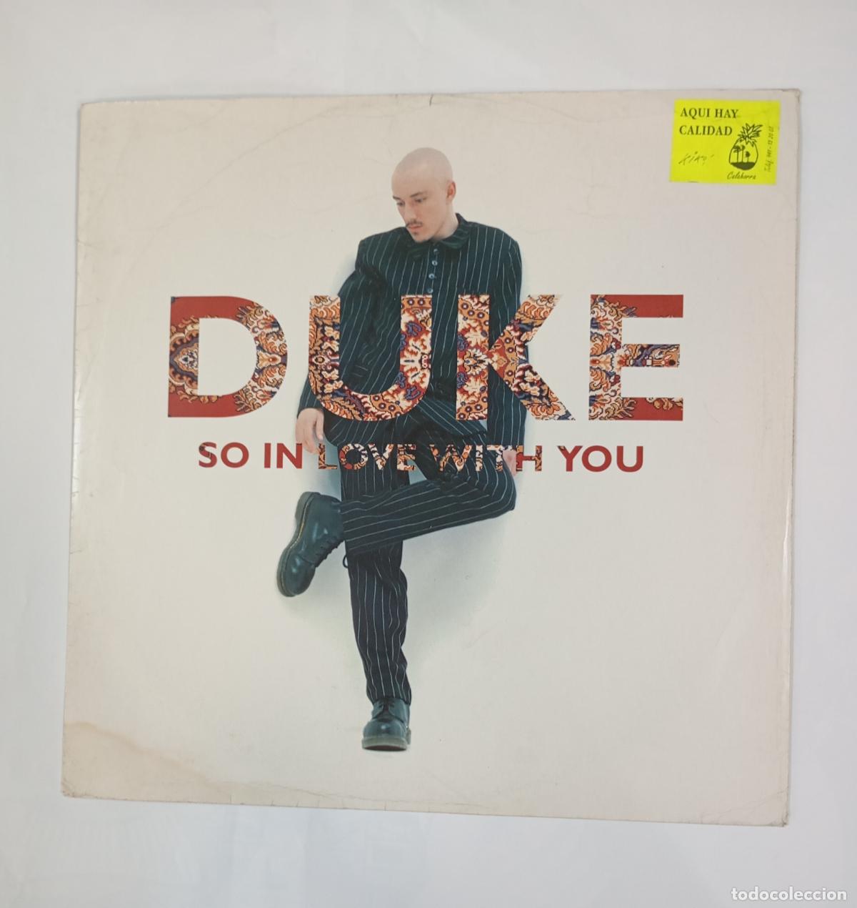 Discos de vinil: DUKE. SO IN LOVE WITH YOU. MAXI-SINGLE. TDKDA92