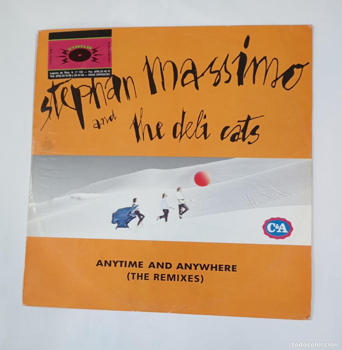 Discos de vinil: .Anytime And Anywhere (The Remixes). Stephan Massimo and The Deli Cats. MAXI-SINGLE. TDKDA92