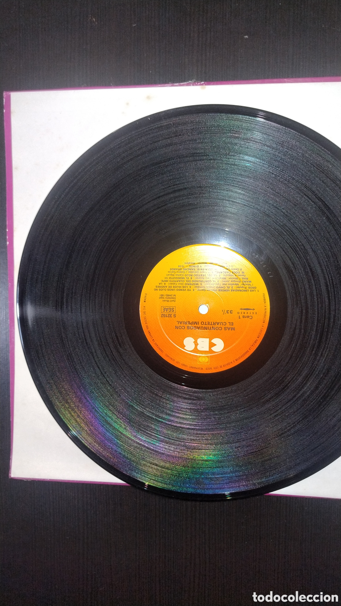 Discos de vinilo: El cuarteto imperial m&aacute;s continuados LP - Foto 3
