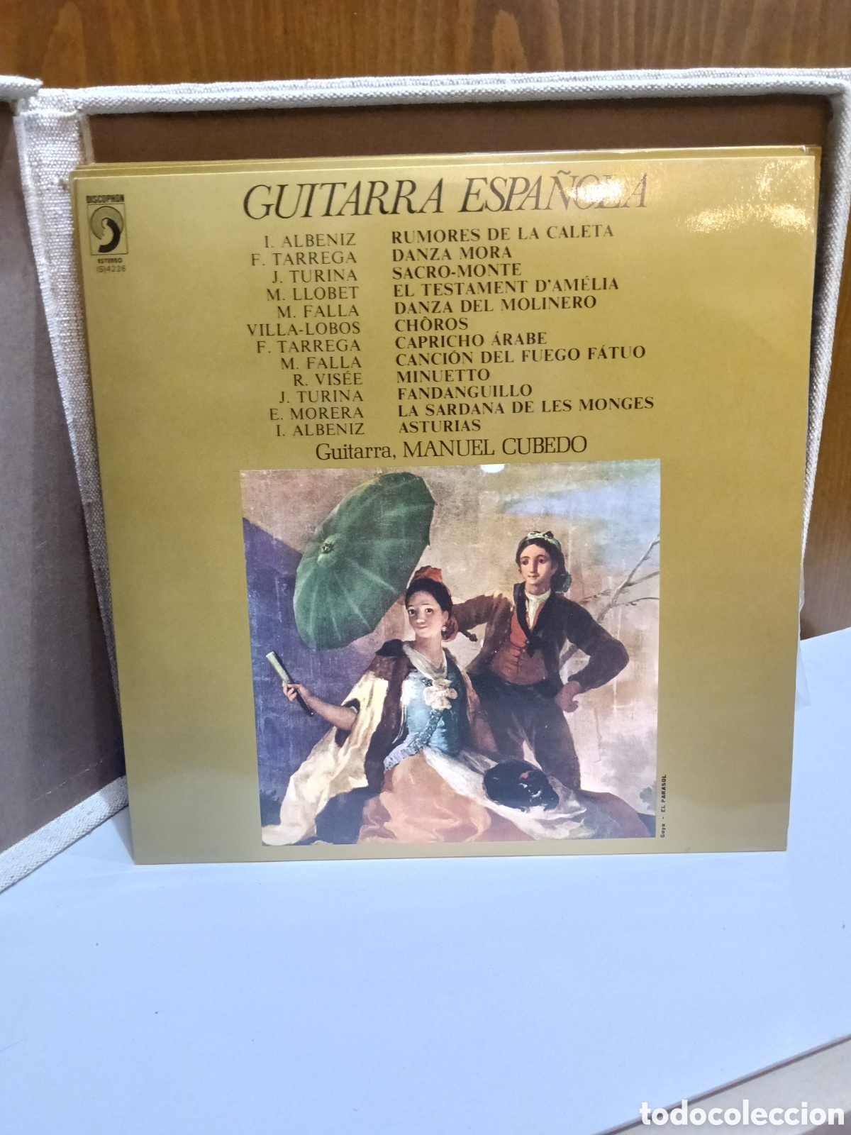 Discos de vinilo: &Aacute;lbum con 4 discos de guitarra espa&ntilde;ola