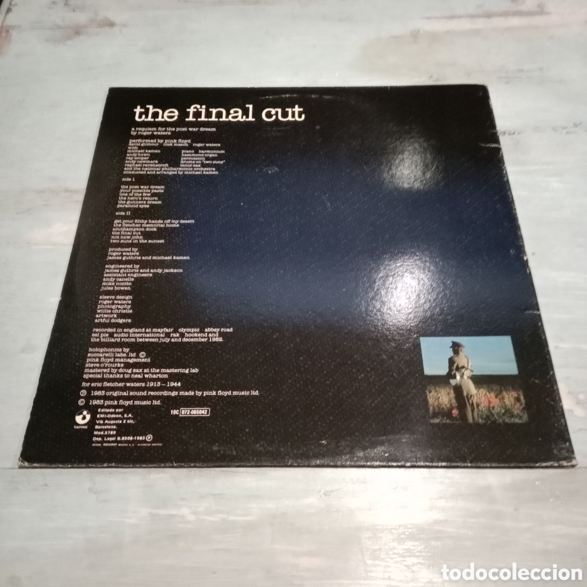 Discos de vinilo: PINK FLOYD - THE FINAL CUT - LP GATEFOLD - Foto 2