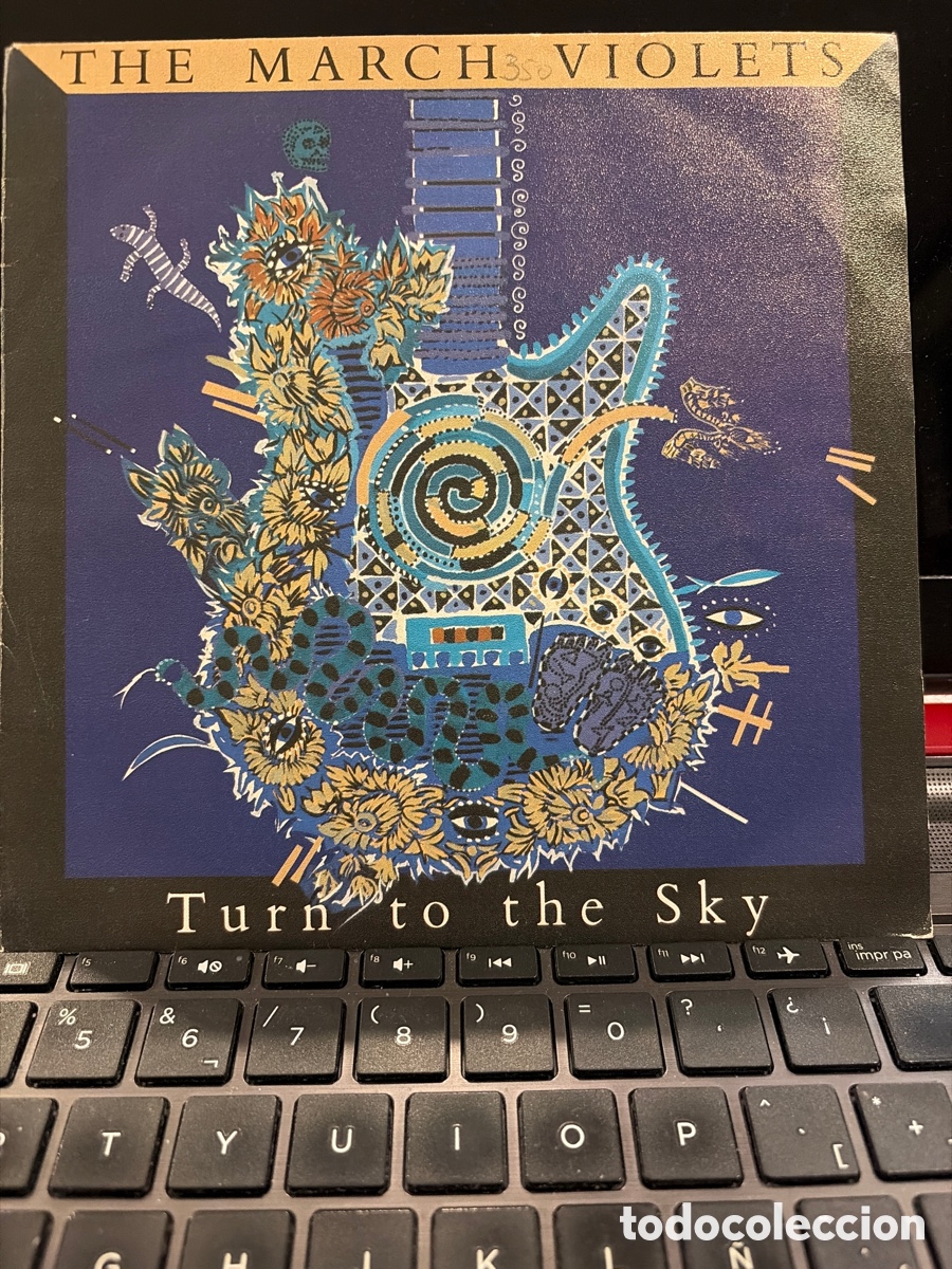 Discos de vinilo: THE MARCH VIOLETS - TURN TO THE SKY + NEVER LOOK BACK SINGLE SPAIN