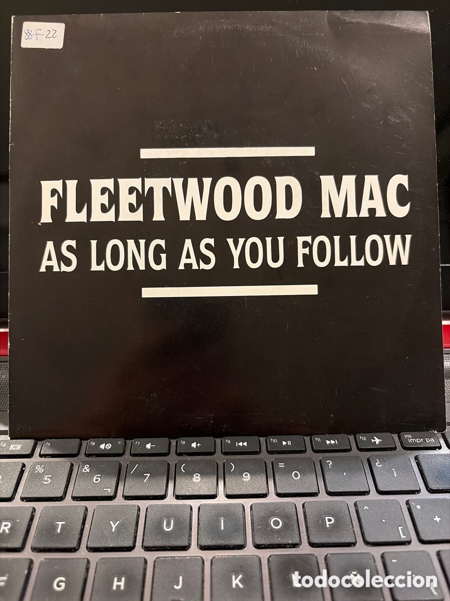 Discos de vinilo: FLEETWOOD MAC - AS LONG AS YOU FOLLOW SINGLE SINGLE PROMO