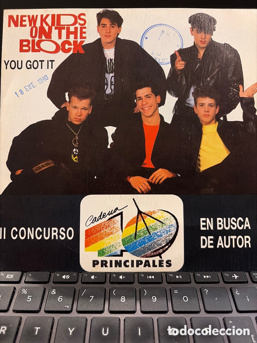 Discos de vinilo: NEW KIDS ON THE BLOCK - YOU GOT IT SINGLE 40 PRINCIPALES