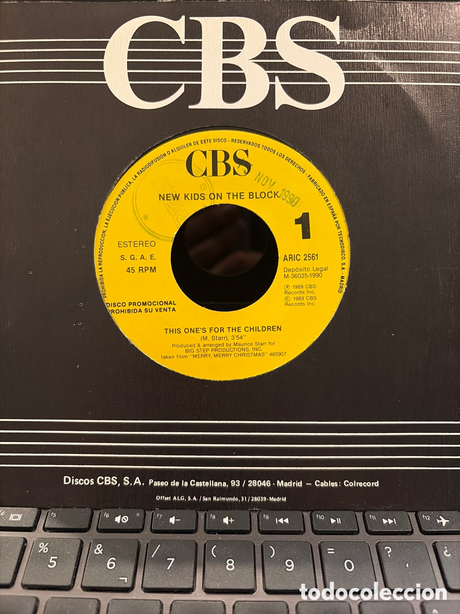 Discos de vinilo: NEW KIDS ON THE BLOCK - THIS ONES FOR THE CHILDREN SINGLE PROMO SPAIN