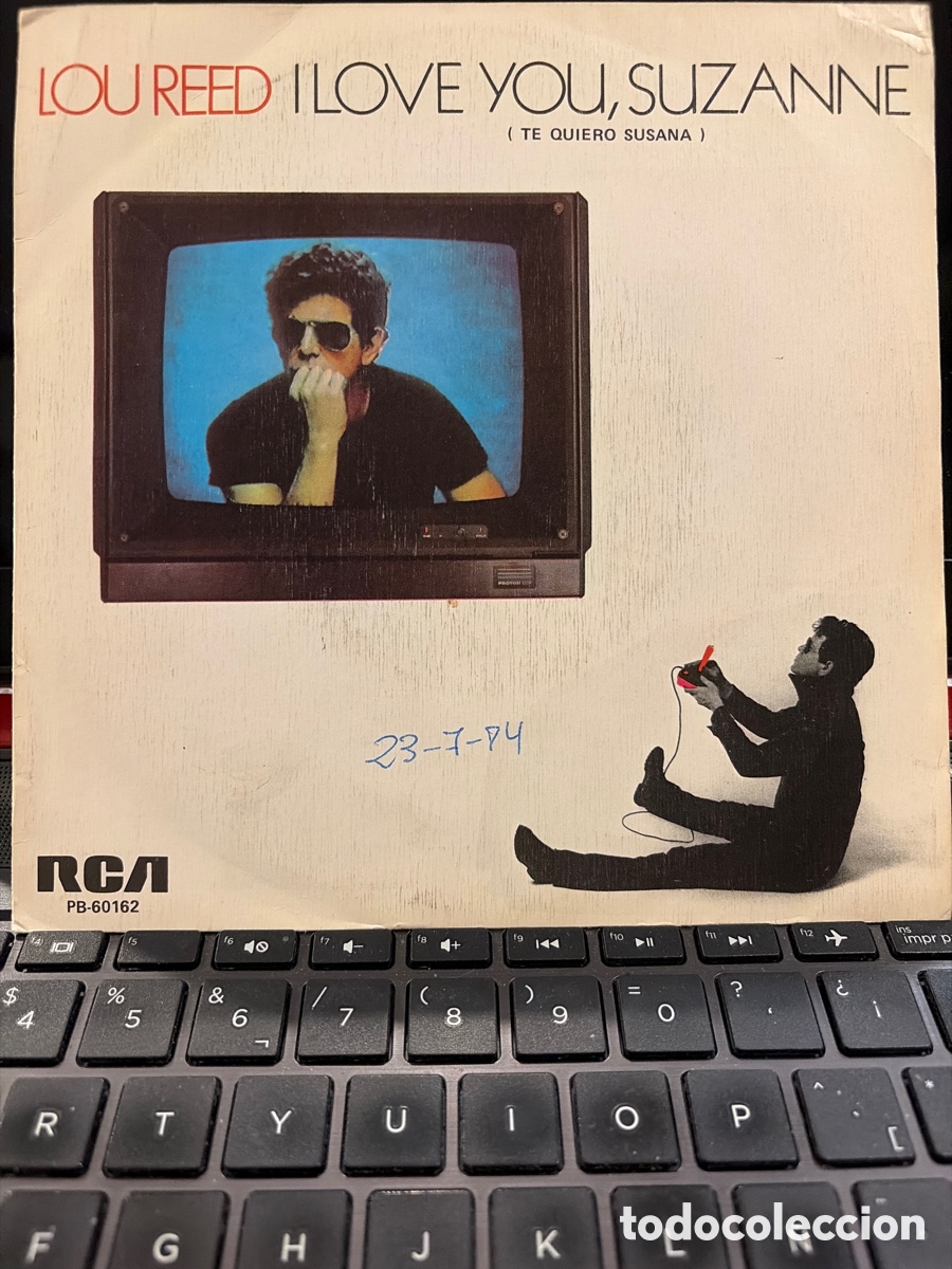 Discos de vinilo: LOU REED - I LOVE YOU SUZANNE + VICIOUS SINGLE SPAIN