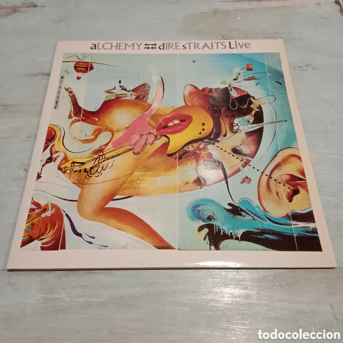 Discos de vinilo: DIRE STRAITS - ALCHEMY - DIRE STRAITS LIVE - LP DOBLE GATEFOLD