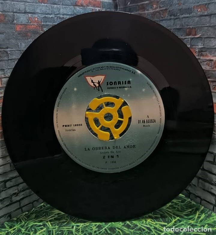 Discos de vinilo: 2 en 1 &rdquo;La Obrera del Amor&rdquo; Single edicion peruana - Foto 1
