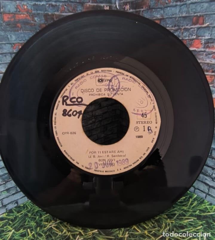 Discos de vinilo: Bon Jovi &rdquo;I&acute;ll be there for you&rdquo; Single promocional edicion peruana