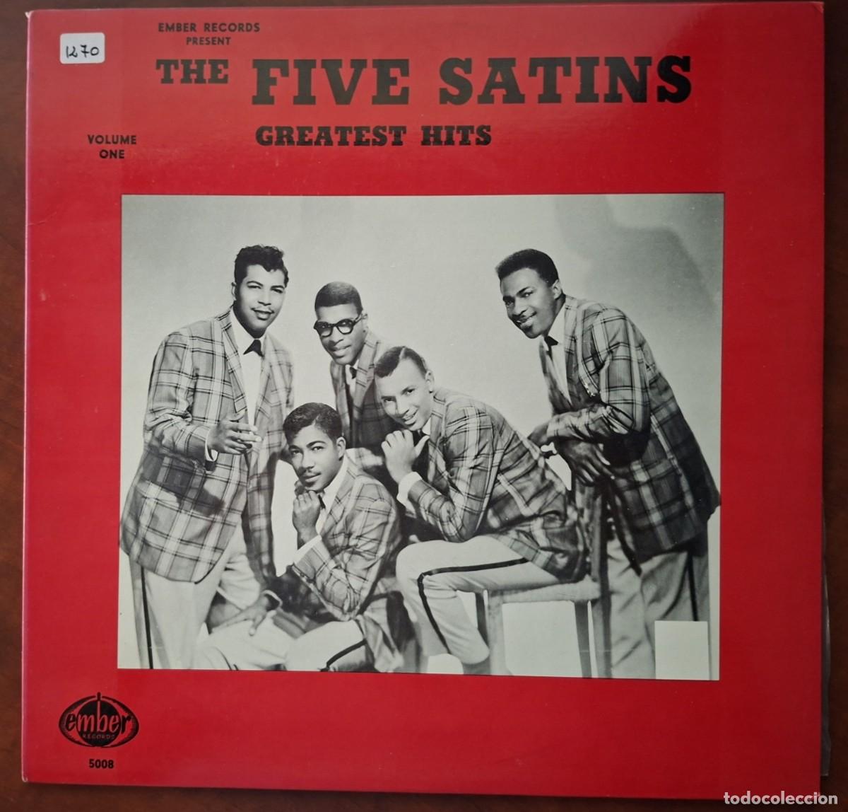 Discos de vinilo: The Five Satins &ndash; Greatest Hits vol. 1 &ndash; EMBER 5008 (Ed. USA) &ndash; 1990