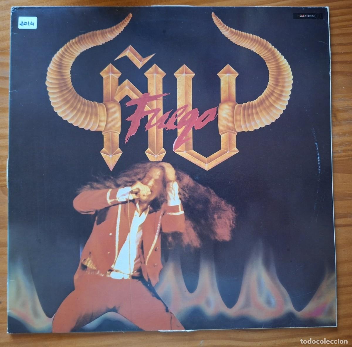 Discos de vinilo: &Ntilde;u &ndash; M&aacute;s duro que nunca; Lucifer; Fuego; Flor de metal... &ndash; CHAPA LM 1119 - 1983