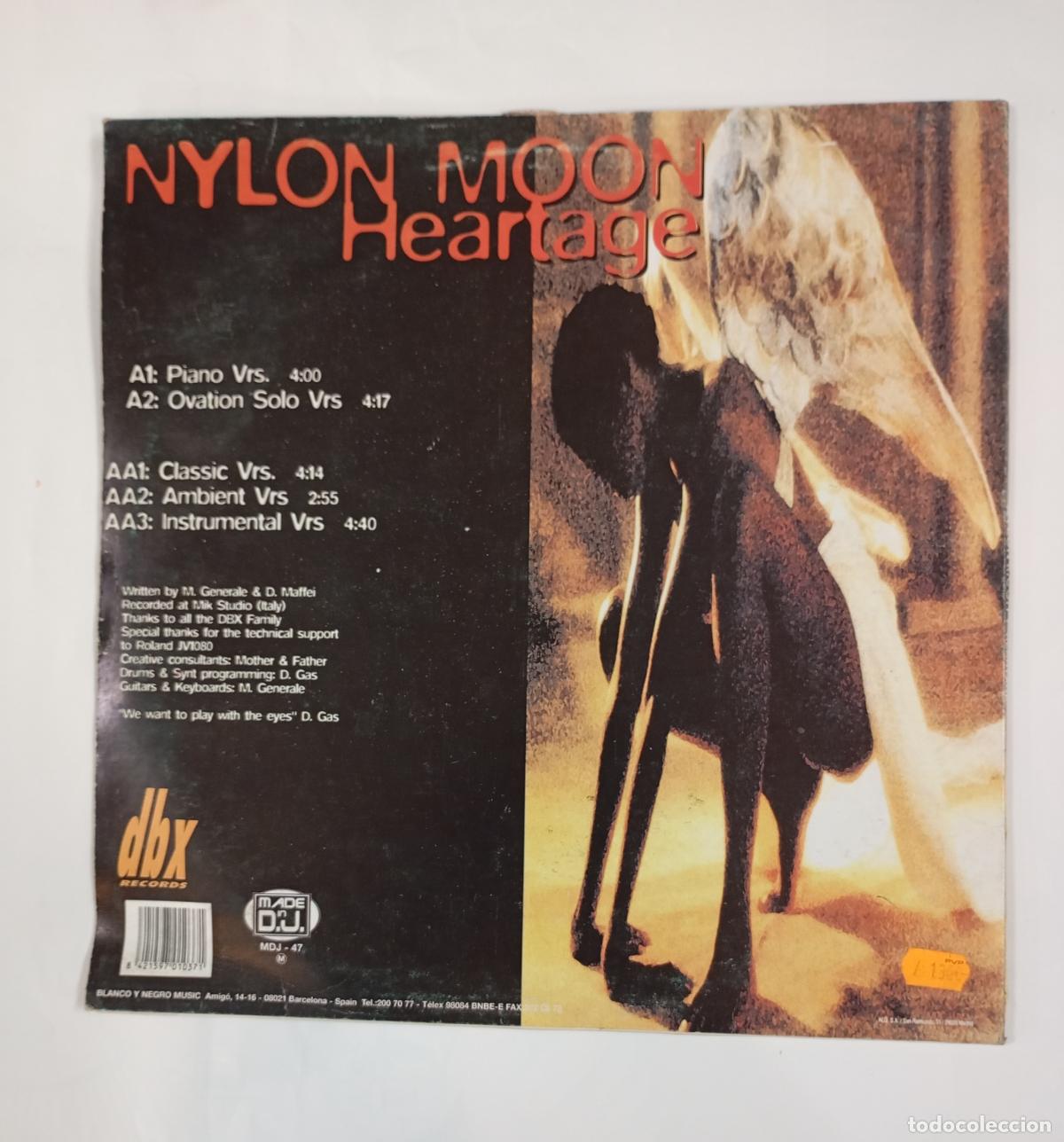 Discos de vinilo: Nylon Moon &lrm;&ndash; Heartage. MAXI-SINGLE. TDKDA55 - Foto 2