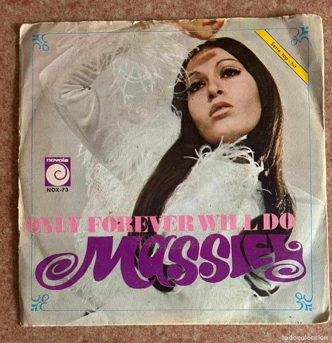 Discos de vinilo: MASSIEL - ONLY FOREVER WILL DO - PROMOCIONAL GRABADO POR UNA SOLA CARA