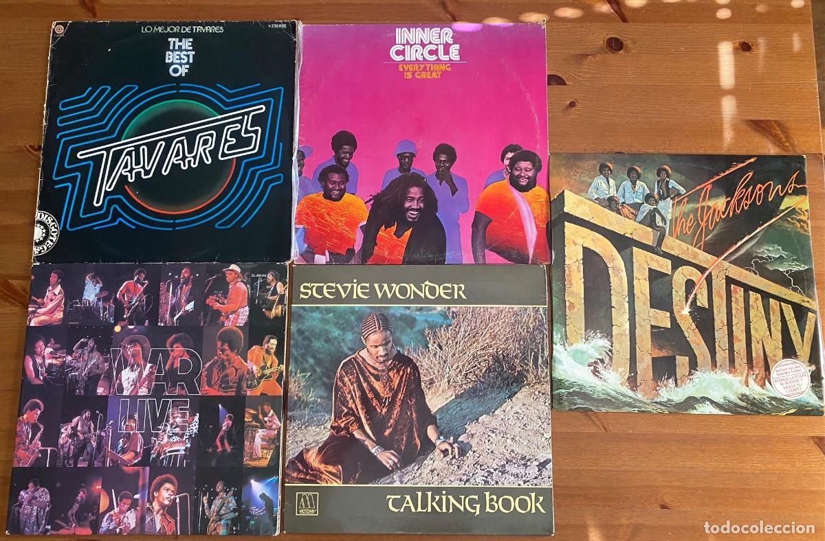 Discos de vinilo: Soul LP lote Jacksons, Wonder, Inner circle