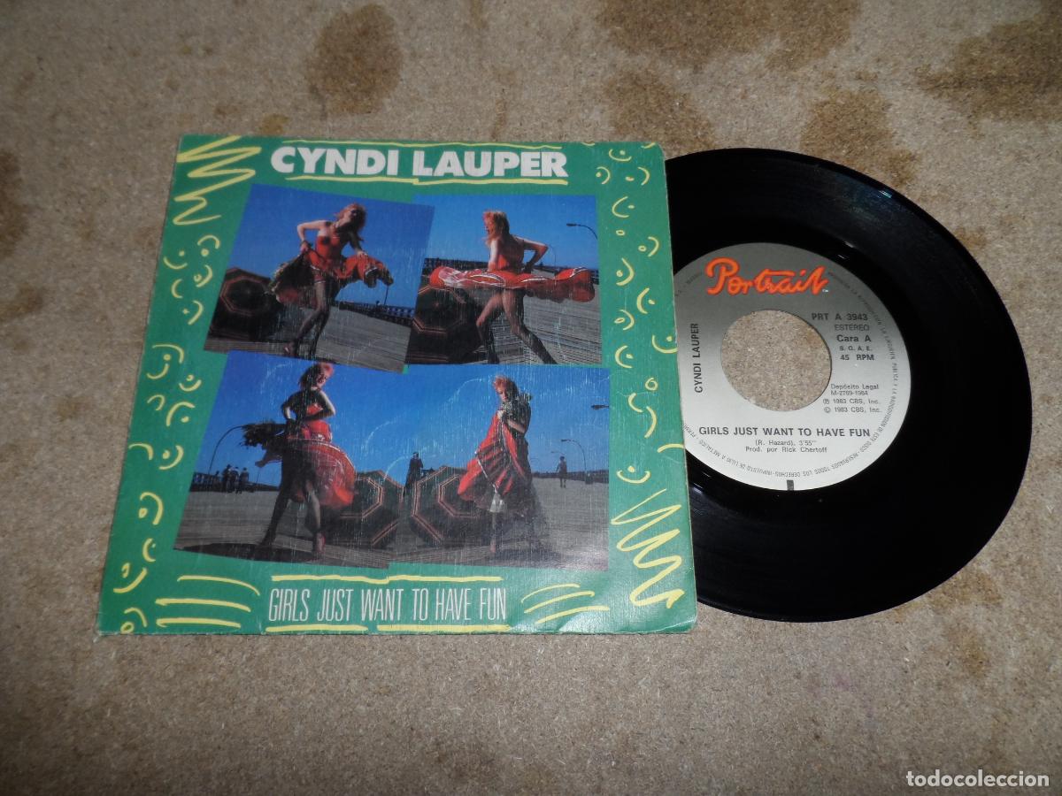 Discos de vinilo: Cyndi Lauper - Girls just want to have fun (SPAIN 1983)