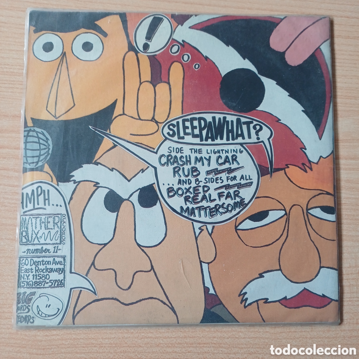 Discos de vinilo: SLEEPASAURUS MASTER OF MUPPITS SINGLE VINILO - Foto 2
