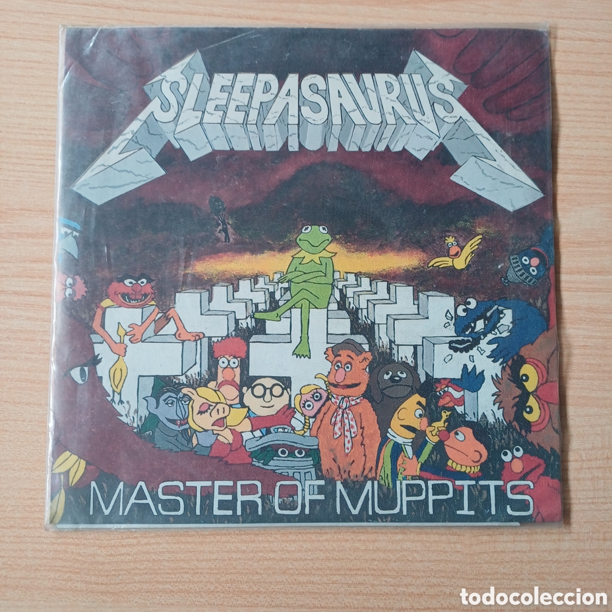Discos de vinilo: SLEEPASAURUS MASTER OF MUPPITS SINGLE VINILO - Foto 1