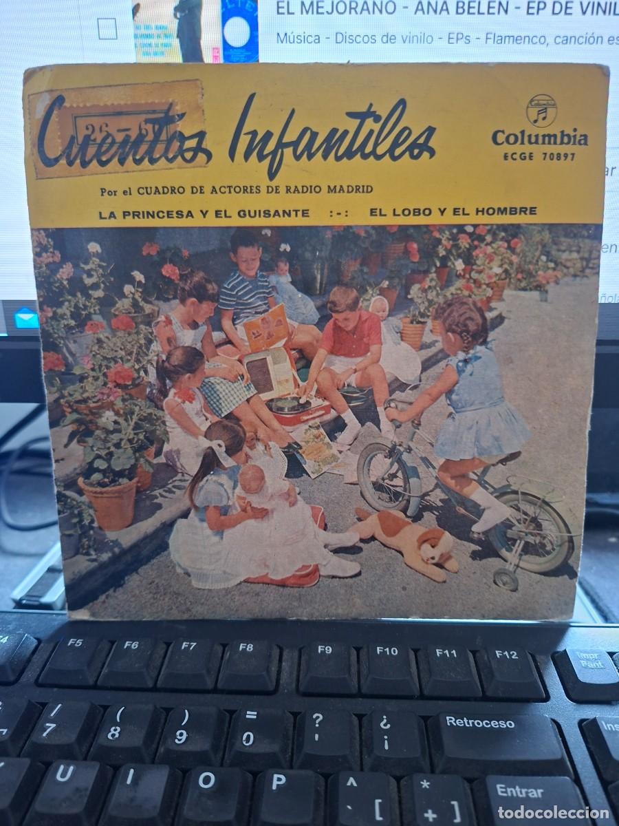 Discos de vinilo: CUADRO DE ACTORES DE RADIO MADRID - LA PRINCESA Y EL GUISANTE - EP CUENTO INFANTIL