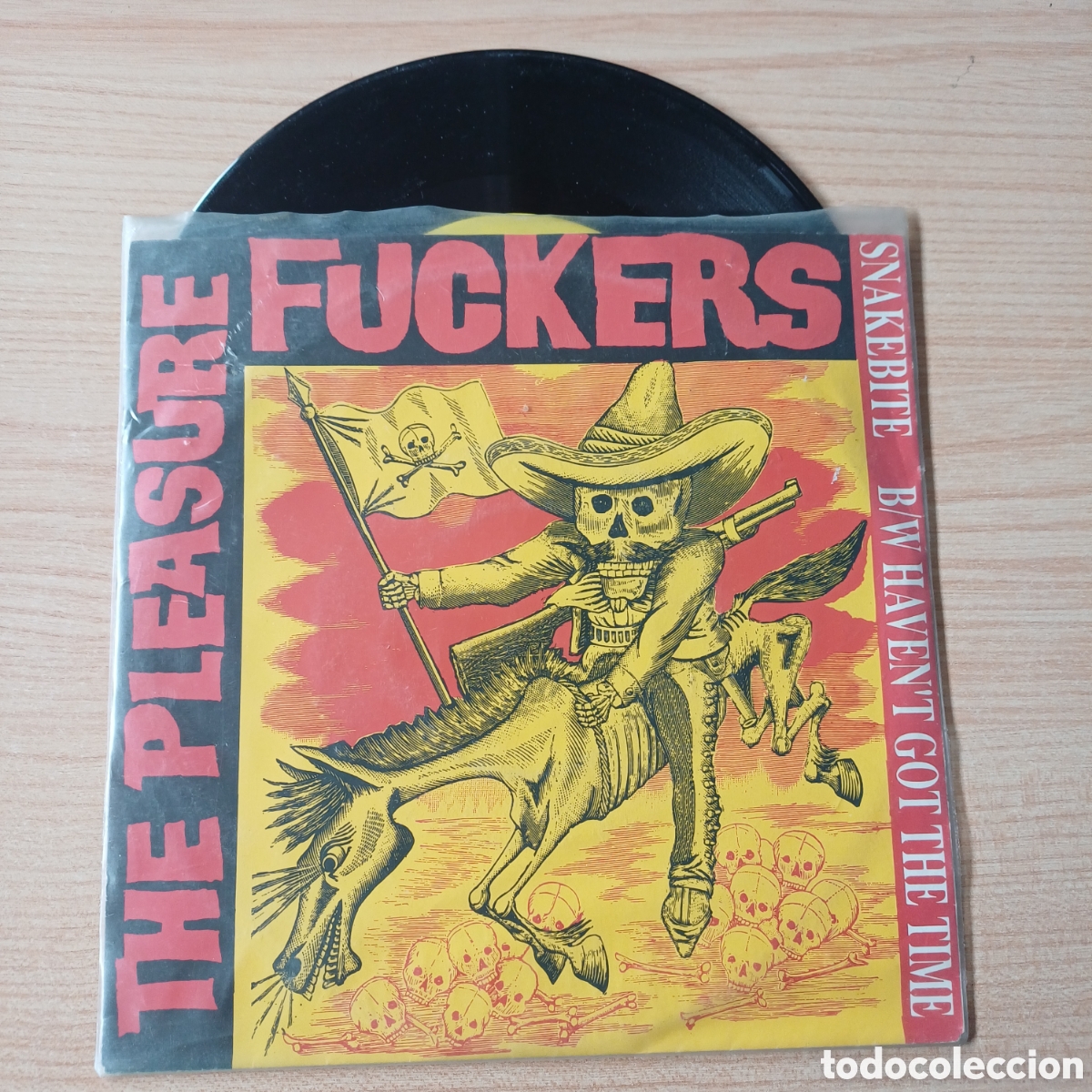 Discos de vinilo: THE PLEASURE FUCKERS SNAKEBITE SINGLE VINILO