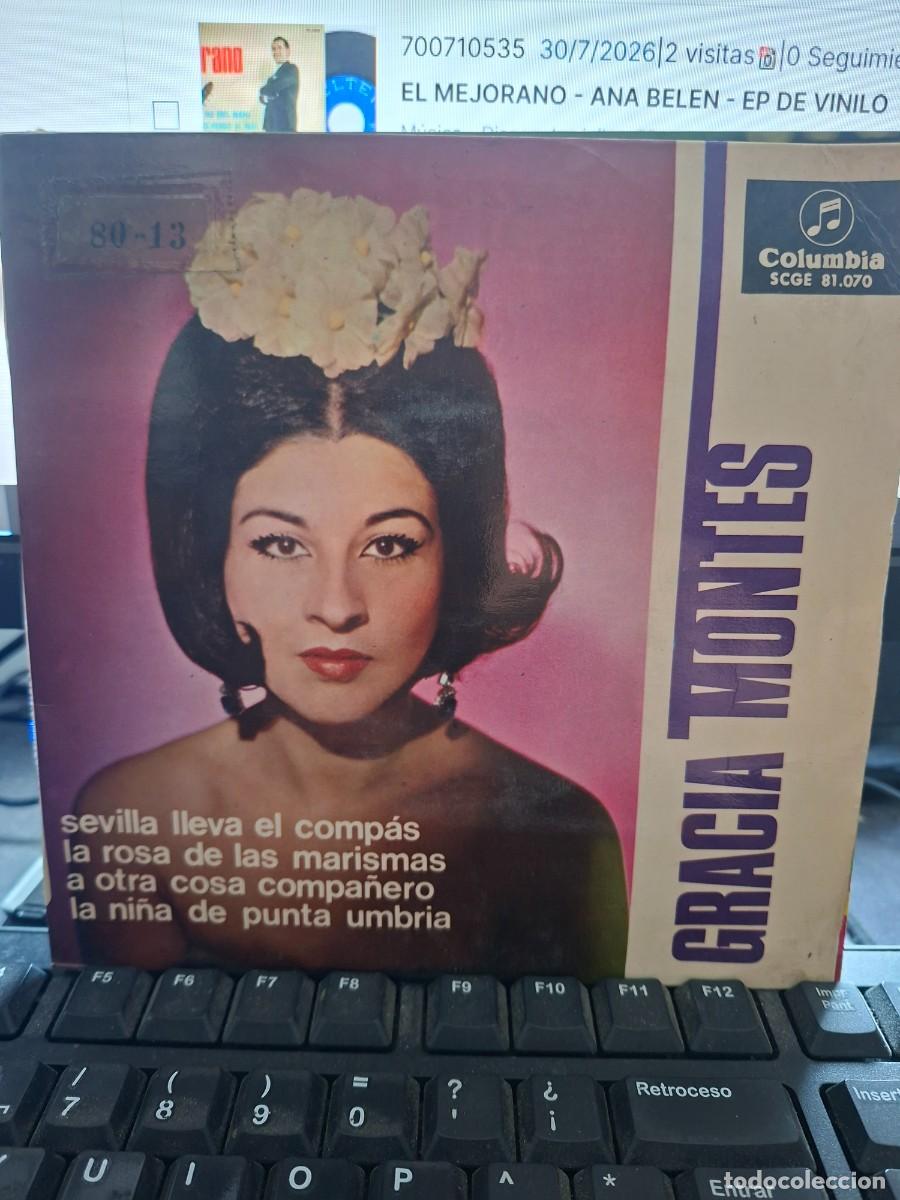 Discos de vinilo: GRACIA MONTES - SEVILLA LLEVA EL COMPAS - EP DE VINILO