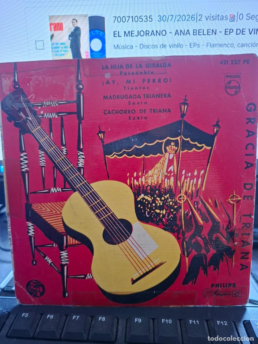 Discos de vinilo: GRACIA DE TRIANA - LA HIJA DE LA GIRALDA - EP DE VINILO