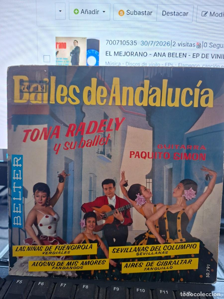 Discos de vinilo: TONA RADELY Y PAQUITO SIMON - LAS NI&Ntilde;AS DE FUENGIROLA - EP DE VINILO